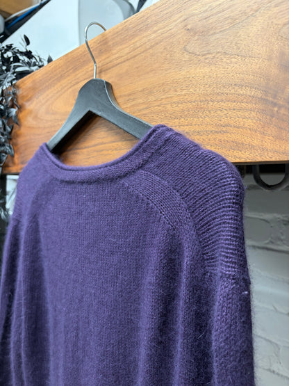 AW1999 Gucci by Tom Ford Silk/Angora Wool V-Neck Knit Sweater