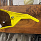Rick Owens ‘Kreister’ Yellow Shield Visor Sunglasses