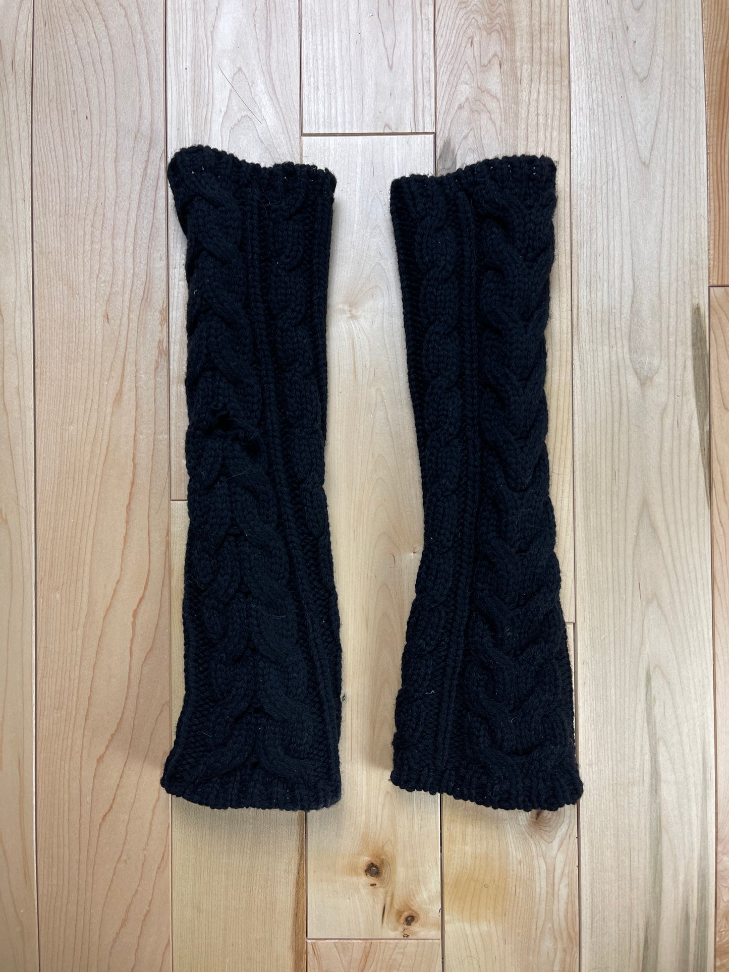 Vintage Y’a by Yohji Yamamoto Cable Knit Wool Armwarmers