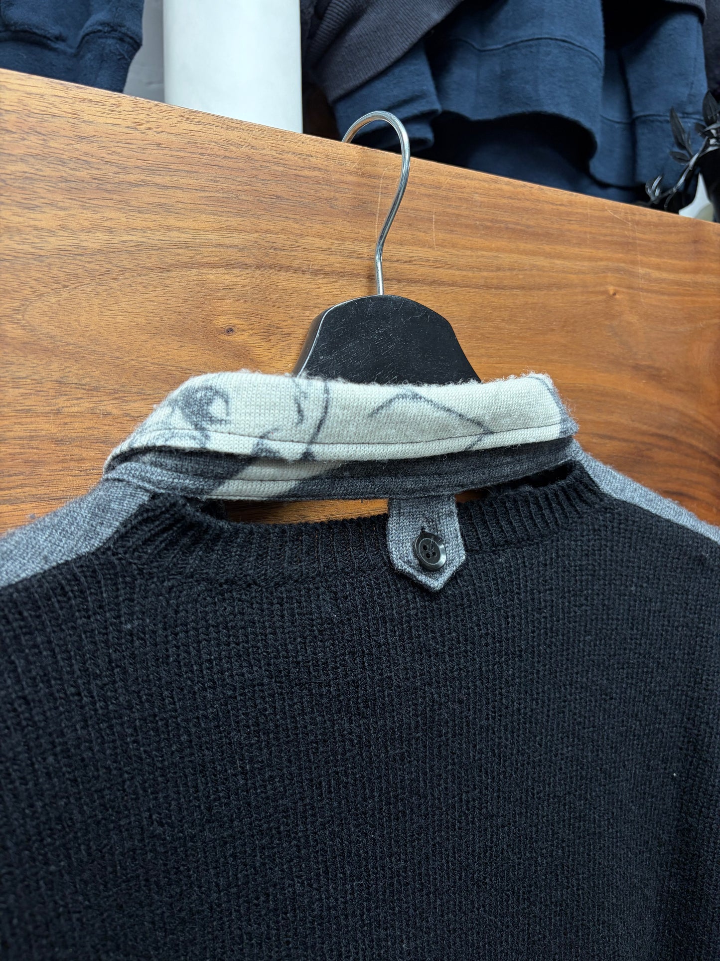 AW2007 Yohji Yamamoto x Shotaro Ishinomori ‘Cyborg 009’ Wool Knit Polo
