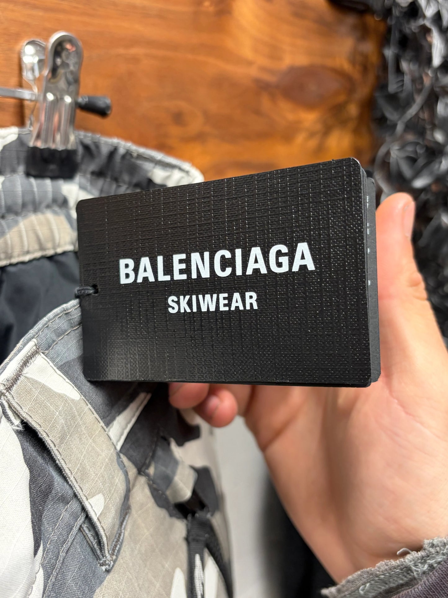 AW2024 Balenciaga ‘Skiwear’ Ripstop Snow Camo Pants