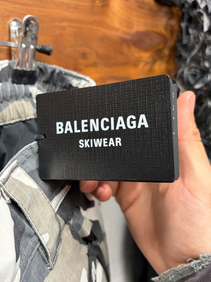 AW2024 Balenciaga ‘Skiwear’ Ripstop Snow Camo Pants