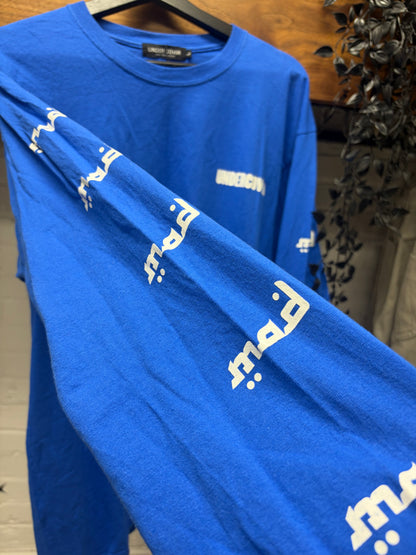 2018 Undercover ‘Mad Store’ Baseball Boy Blue Long Sleeve Shirt