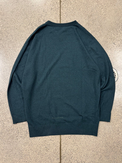 Balenciaga ‘Seafoam Green’ Oversized Knit Sweater