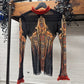 AW1998 Jean Paul Gaultier ‘Gothic’ Mesh/Wool Long Sleeve Top