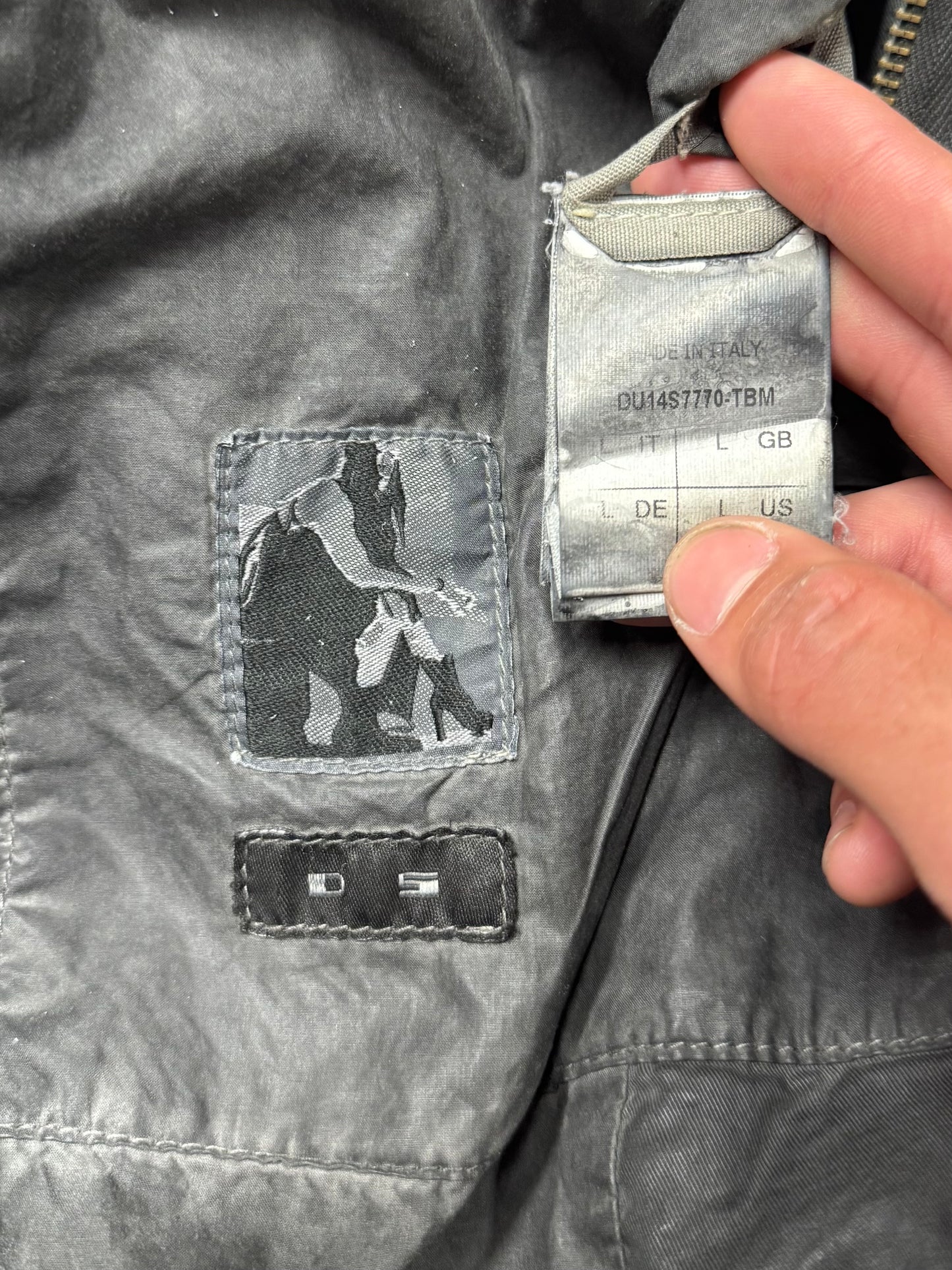 2014 Rick Owens ‘Waxed’ Black Single Button Blazer