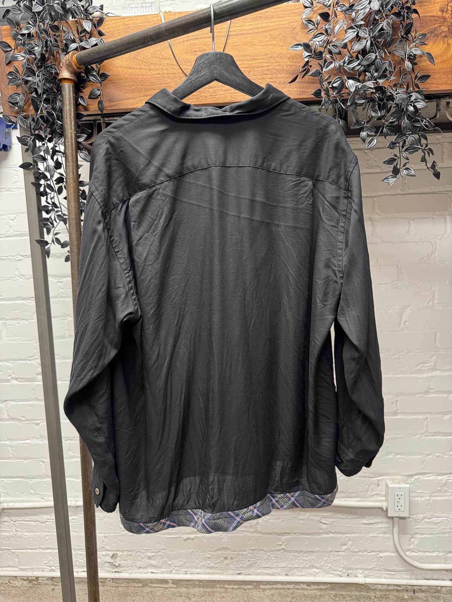 1993 Comme Des Garçons Homme Plus Plaid/Black Reconstructed Shirt