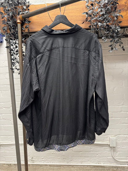 1993 Comme Des Garçons Homme Plus Plaid/Black Reconstructed Shirt