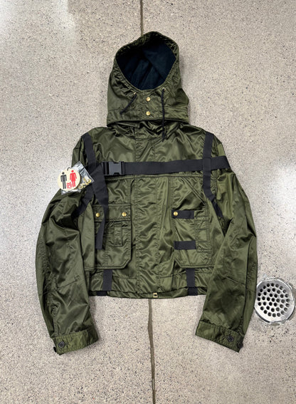 AW2003 Jean Paul Gaultier ‘Parachute’ Military Green Bondage Cargo Jacket