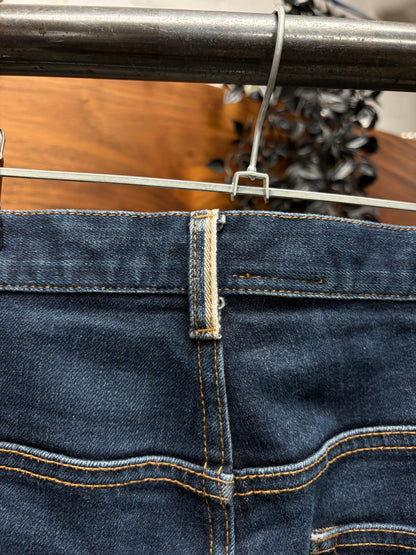 Dior Homme ‘Unaltered Inseam’ Raw Blue Skinny Jeans