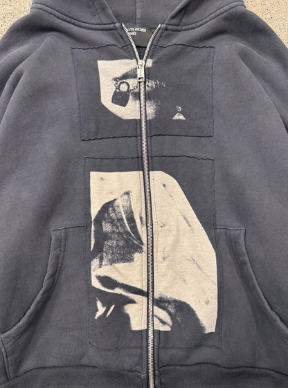 SS2024 Enfants Riche Deprimes  ‘Madonna Assemblage’ Zip-Up Hoodie