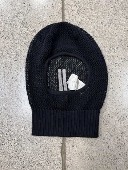 SS2024 Rick Owens ‘Lido’ Perforated Virgin Wool Balaclava