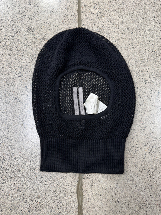SS2024 Rick Owens ‘Lido’ Perforated Virgin Wool Balaclava