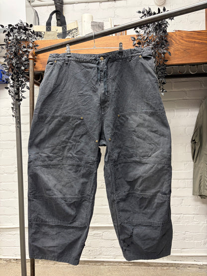 AW2024 Balenciaga Distressed ‘Lumber’ Double Knee Drawstring Denim