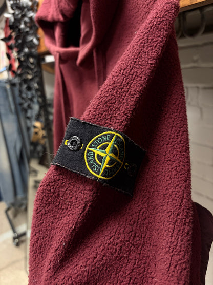 2007 Stone Island ‘Under-Arm Zip’ Red Badge Patch Pullover Hoodie