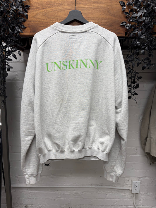 SS2018 Vetements ‘Unskinny’ Heather Grey Oversized Sweatshirt