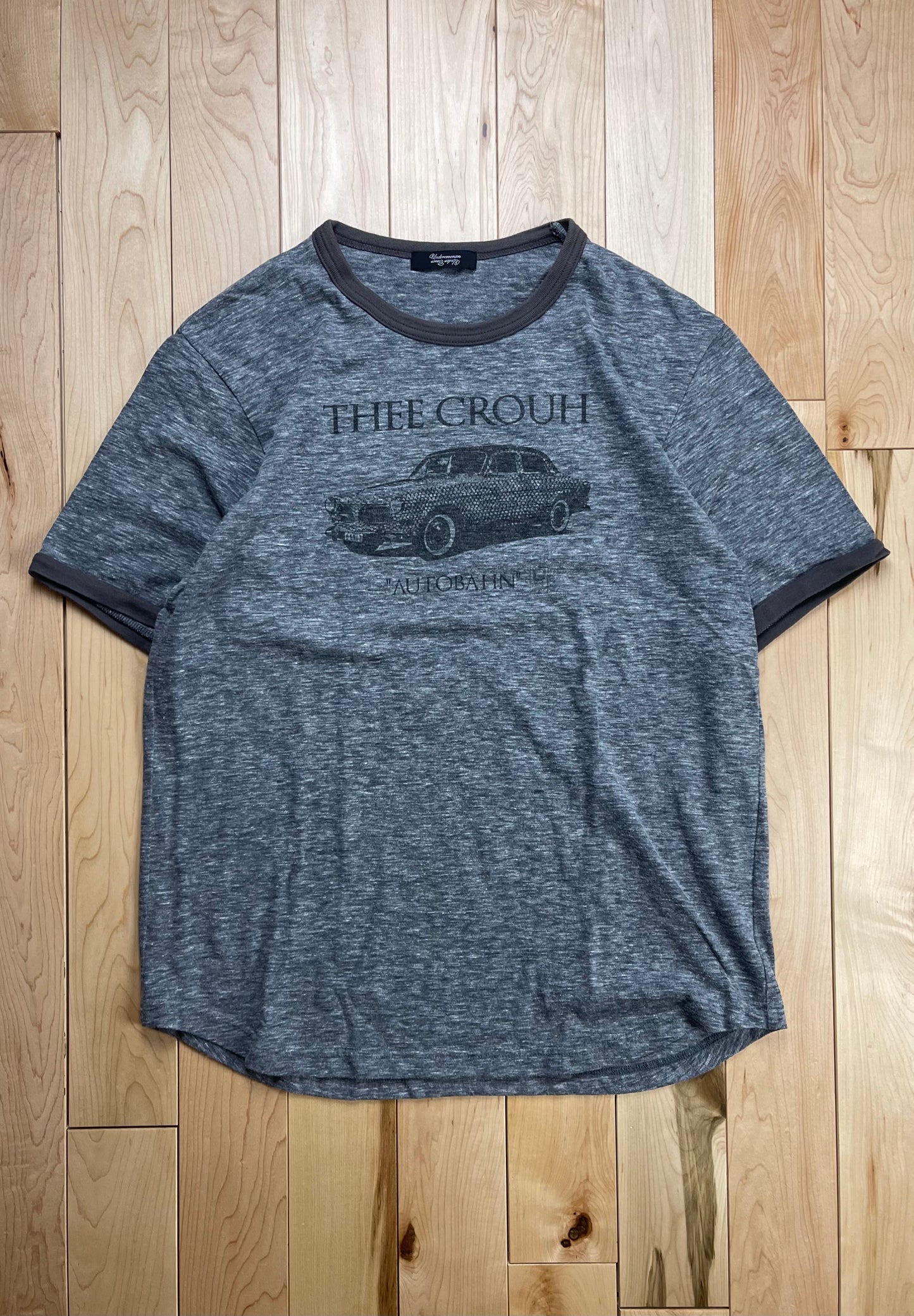 Undercover ‘The Crough’ Washed Grey Ringer Tee