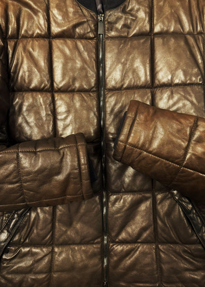 Gucci by Tom Ford ‘Ferrari’ Quilted Leather Bomber Jacket