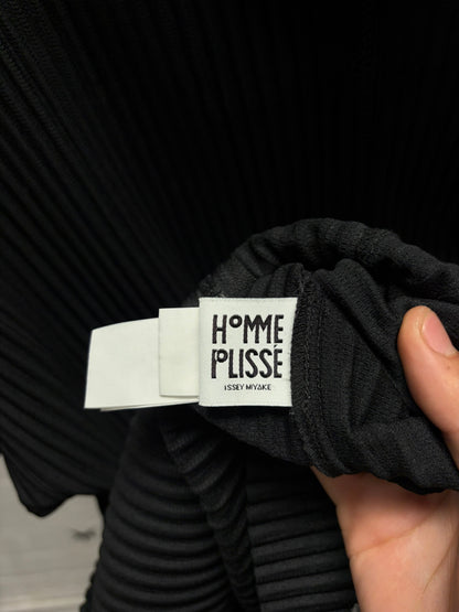 Issey Miyake Homme Plisse Pleated Black Track Jacket