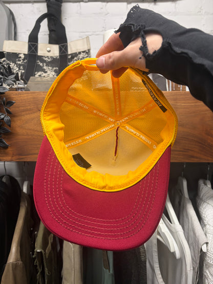Hysteric Glamour ‘See No Evil’ Red/Yellow Trucker Hat