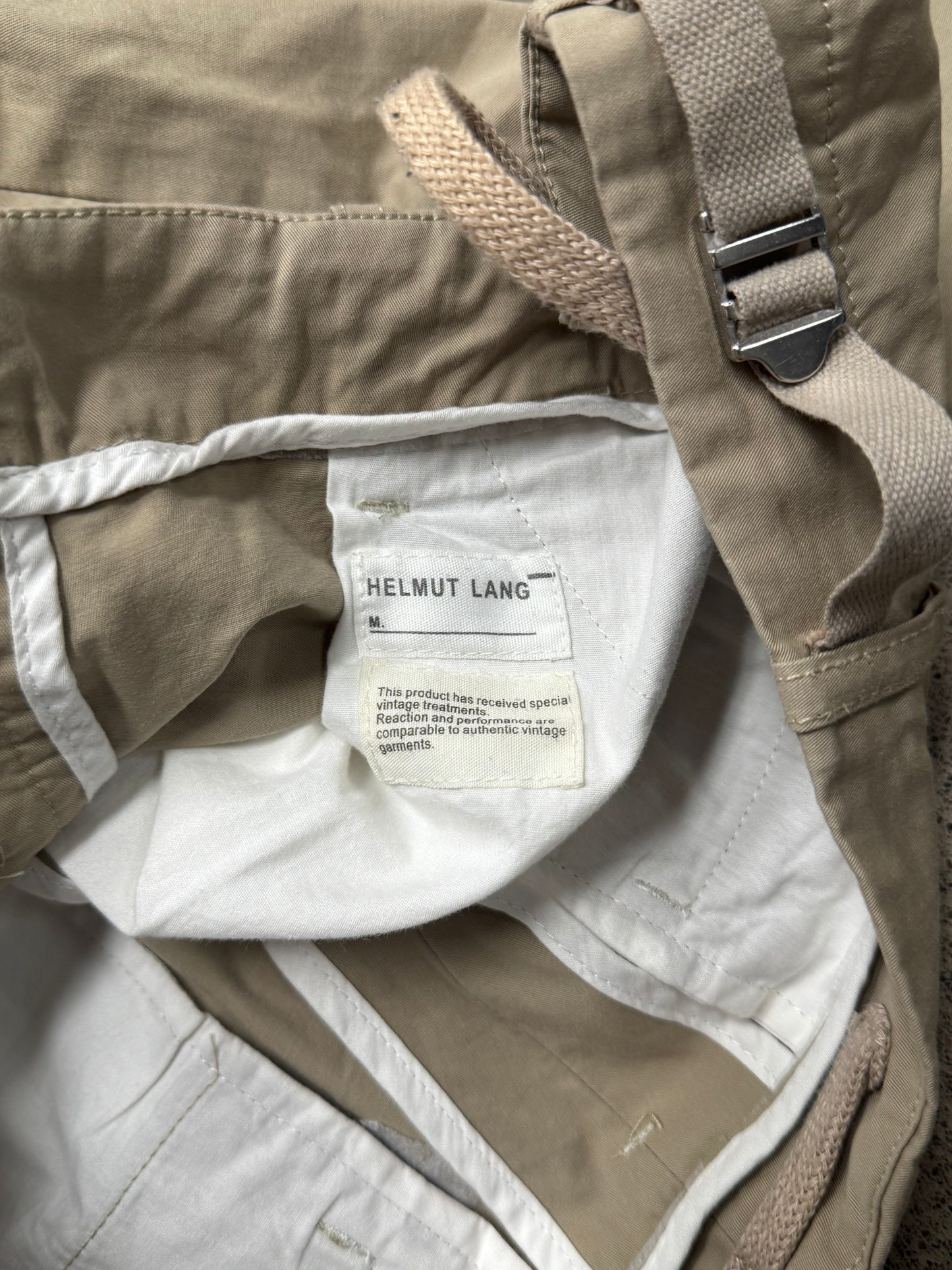 SS2004 Helmut Lang ‘Bondage’ Cargo Pants