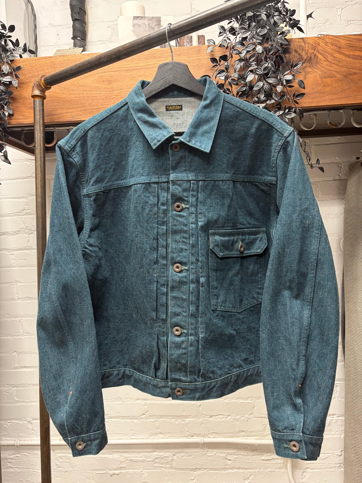 Kapital ‘Type II’ Plant Dyed ‘1st’ Denim Trucker Jacket