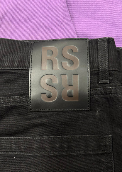 SS2020 Raf Simons ‘Double Layer’ Black/Purple Denim