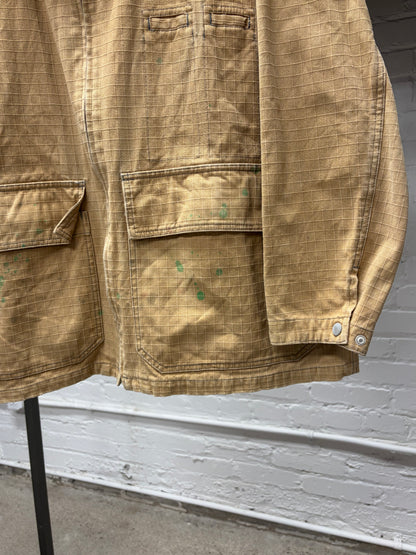 SS2000 Undercover x NGAP Paint Splattered Canvas Work Jacket