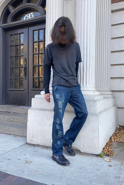 AW2005 Comme Des Garcons Homme Plus Numbers Denim