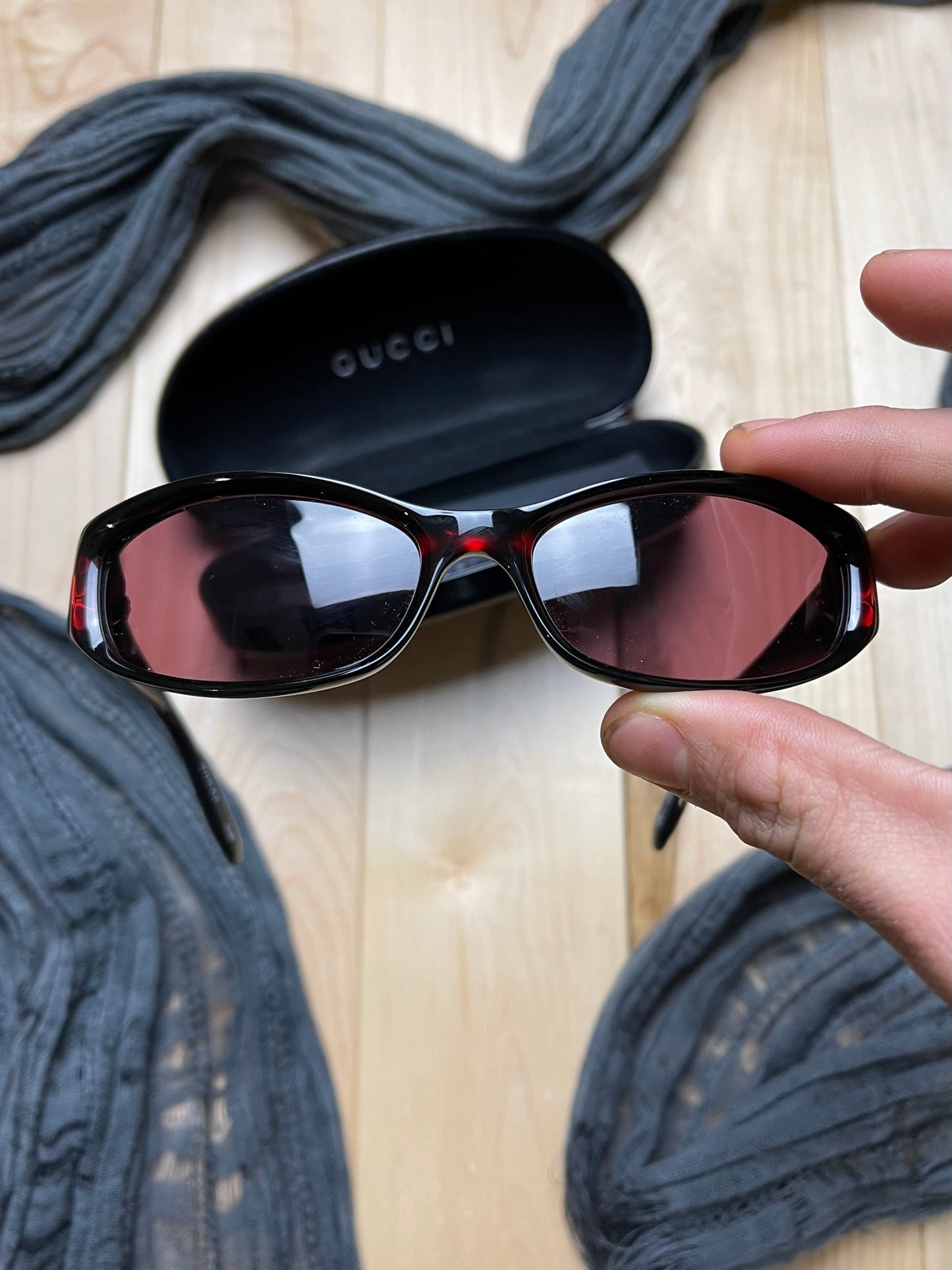 2000s Gucci GG Interlock Logo Sunglasses