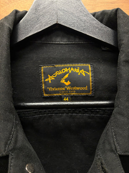 Vivienne Westwood ‘Angelomania’ Cropped Black Denim Trucker Jacket