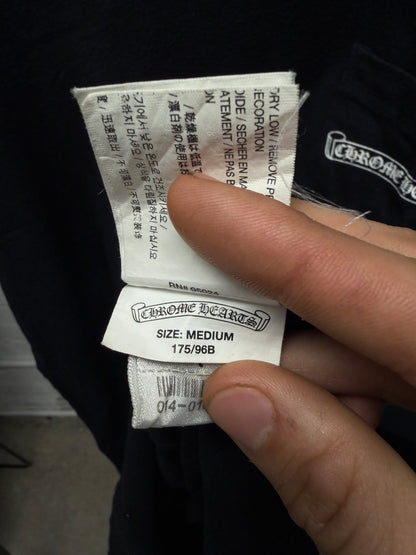 Chrome Hearts ‘Fleur Monogram’ Subtle Back Graphic Black T-Shirt