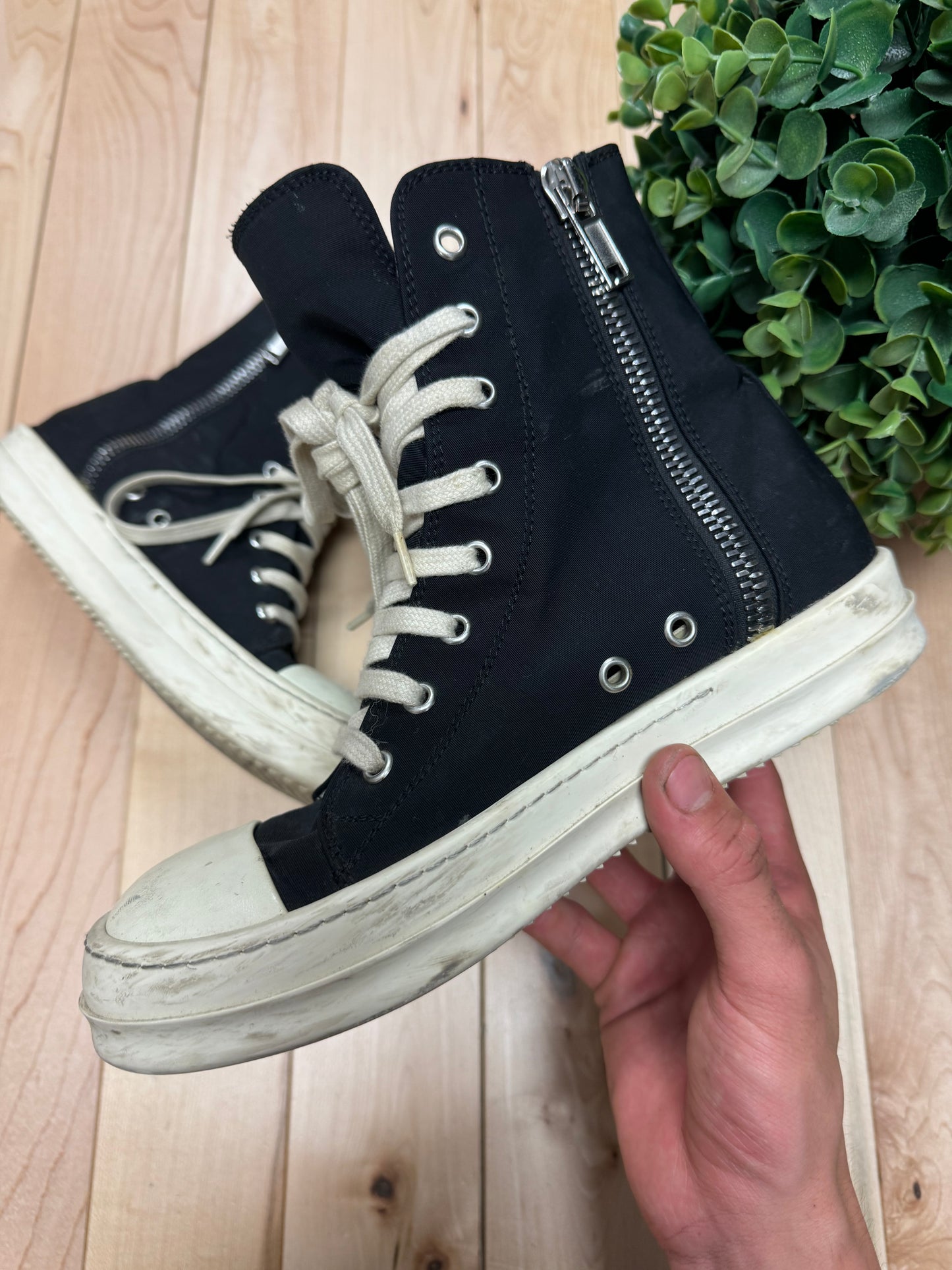 Rick Owens DrkSHDW Canvas Ramones