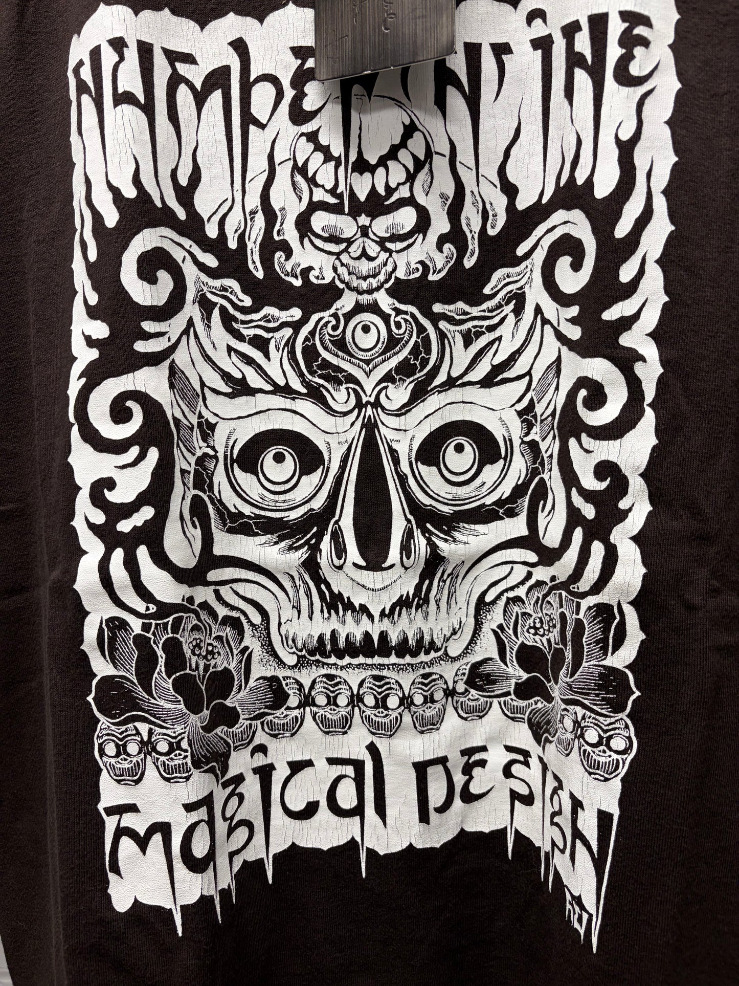 2004 Number (N)ine x Magical Design ‘Acid Trip’ Faded Brown Graphic T-Shirt