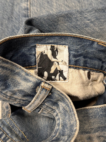 2000s Rick Owens ‘Spiral’ DRKSHDW Dirt Wash Denim