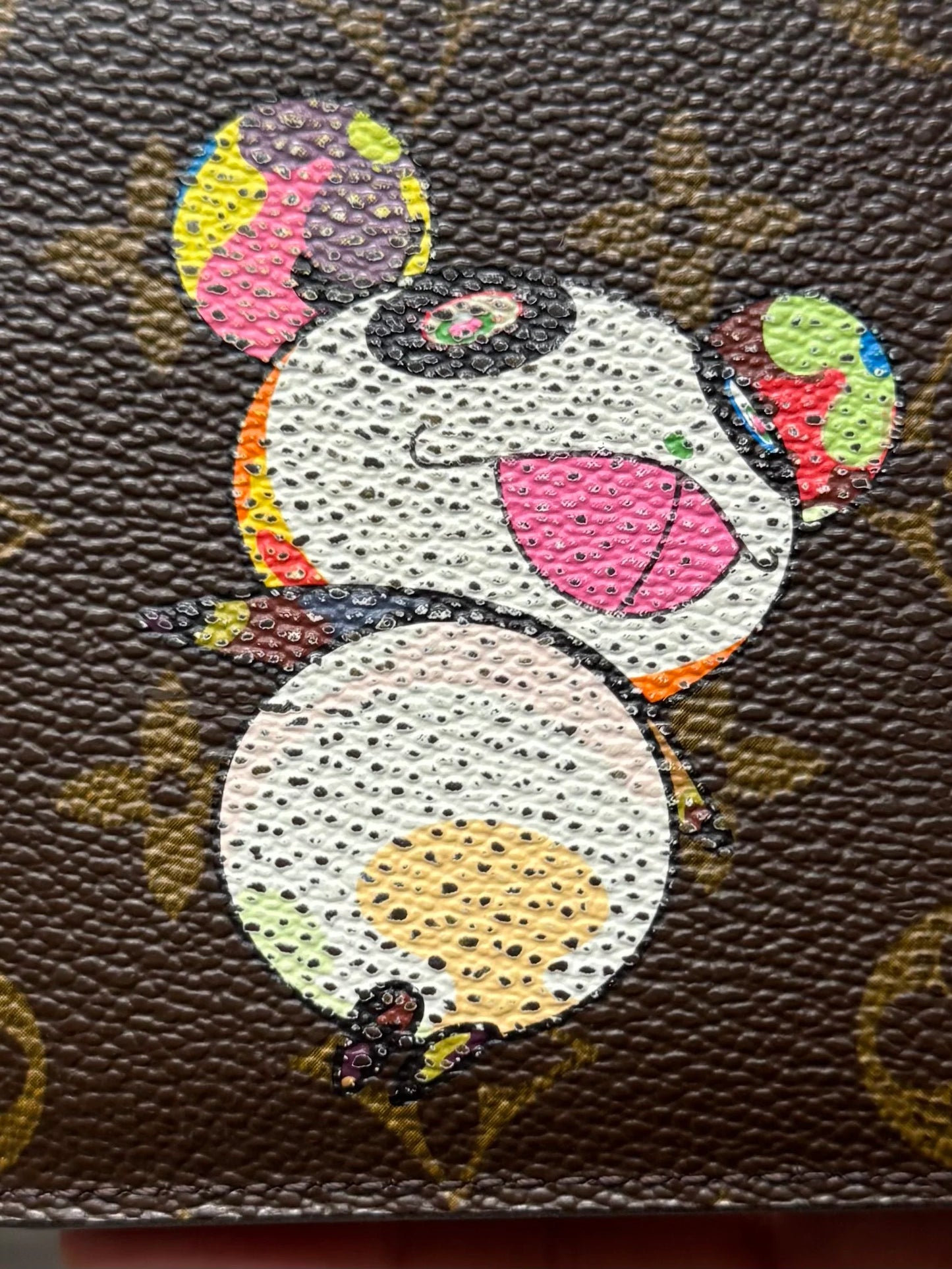 SS2003 Louis Vuitton x Takashi Murakami ‘Panda’ Monogram Bifold Leather Wallet