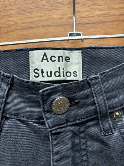 Acne Studios ‘Ace UPS’ Faded Black Skinny Jeans
