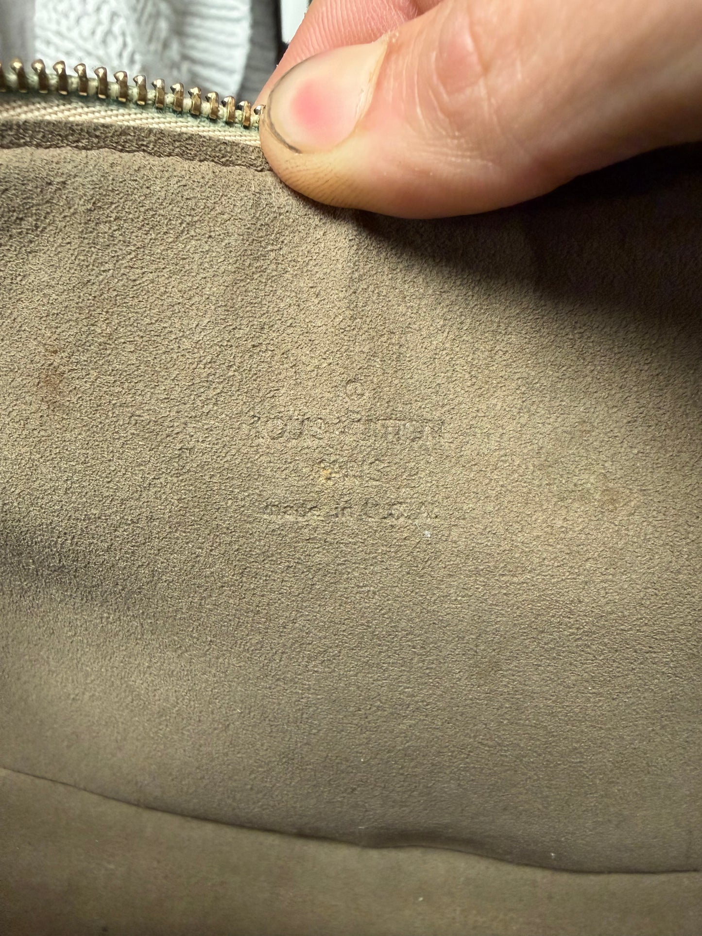 SS2003 Louis Vuitton x Takashi Murakami ‘Pochette’ Black Rainbow Monogram Leather Mini Shoulder Bag