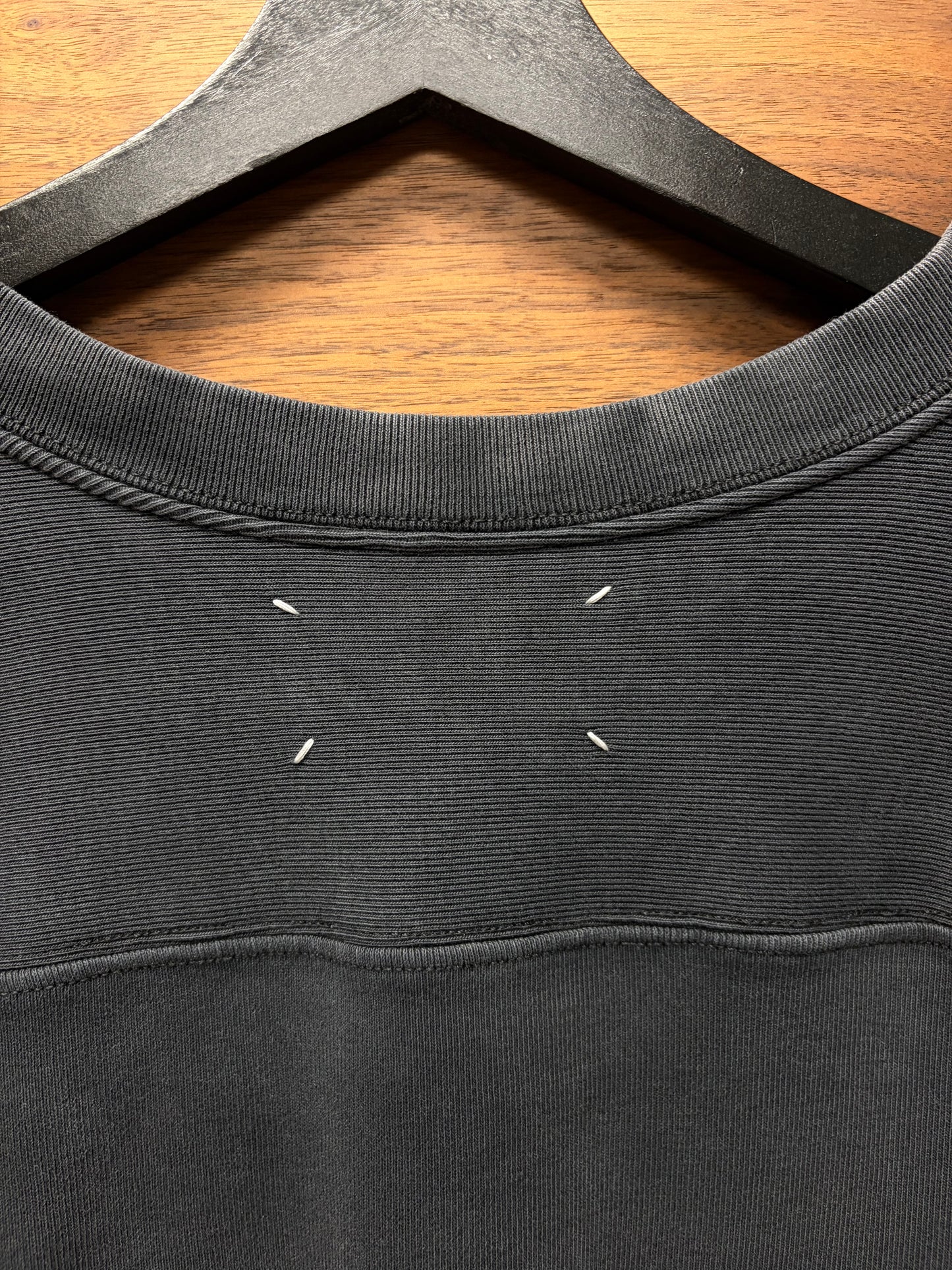 Maison Margiela Heavyweight Washed Black Sweatshirt