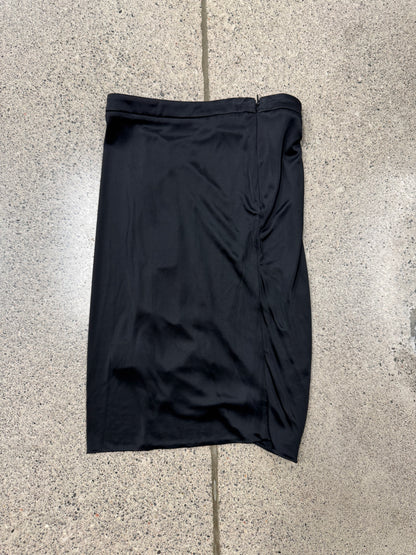 Gucci ‘Britt’ Heart Flowy Draped Black Skirt