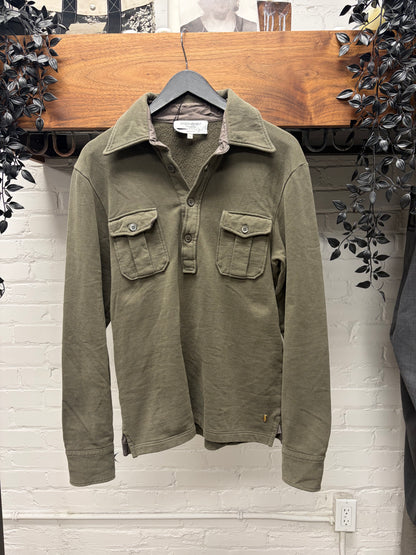 Vintage Yves Saint Laurent Rive Gauche by Tom Ford Military Inspired Cotton Polo
