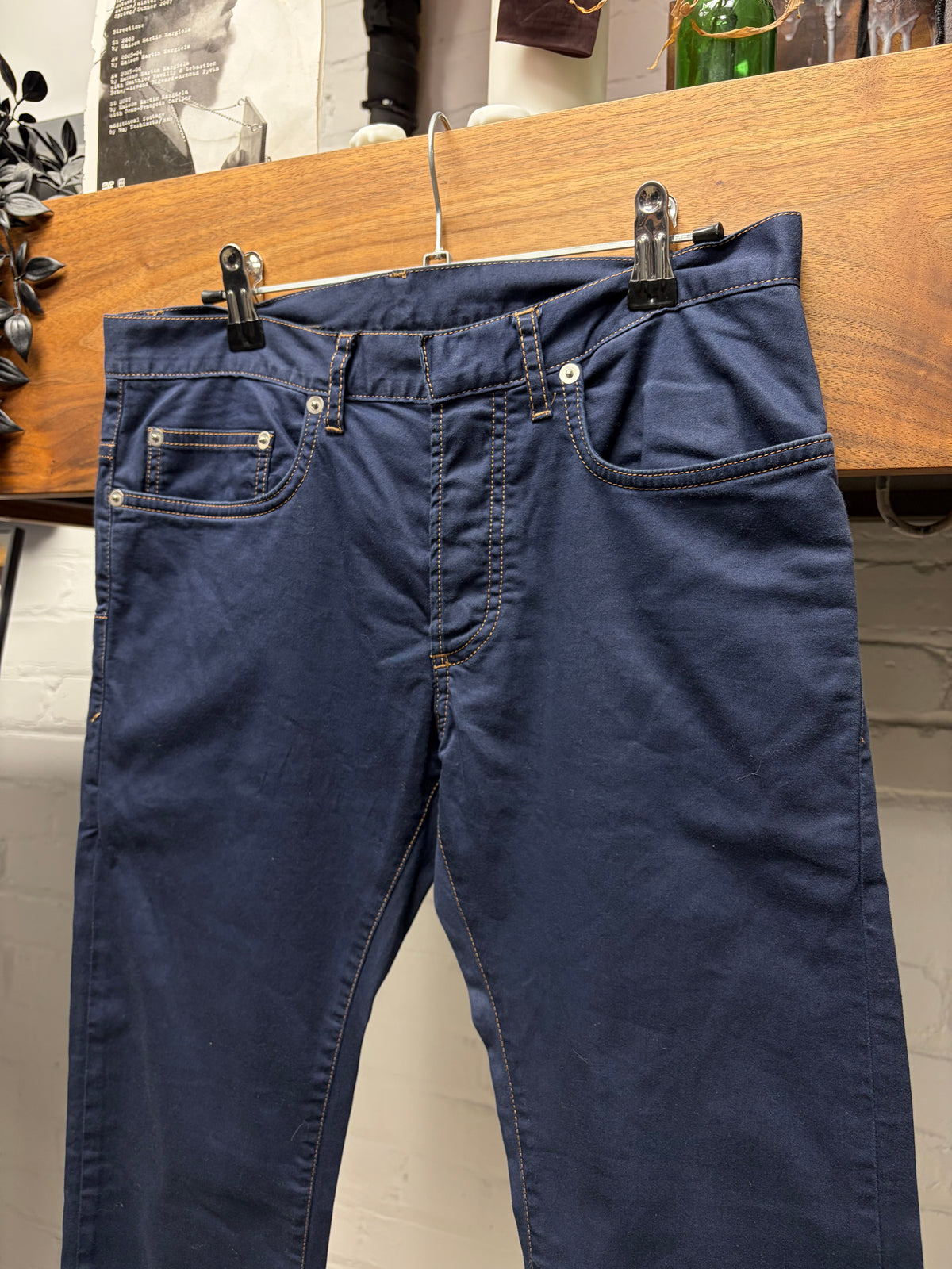 Dior Homme ‘5 Pocket’ Navy Blue Jeans