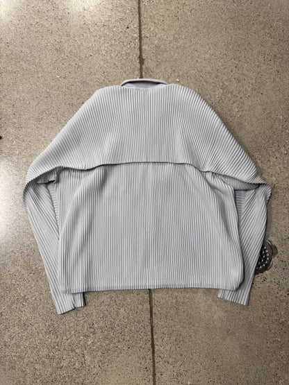 Issey Miyake Homme Plisse Pleated Grey Track Jacket