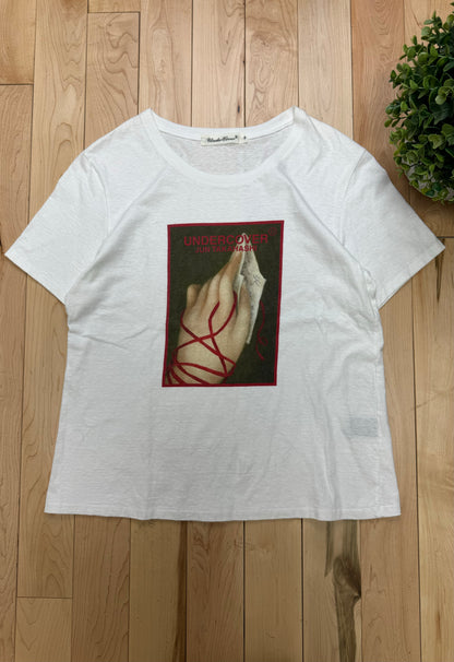 Undercover ‘Hands’ Box White Graphic T-Shirt