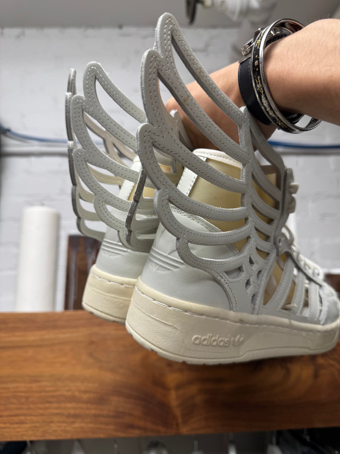 Jeremy Scott x Adidas Wings 1.0 ‘Cutout’ High Top Sneakers