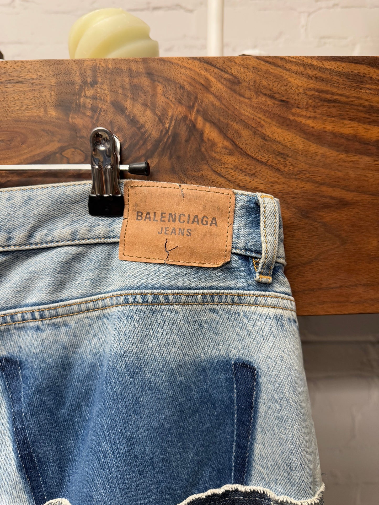 AW2024 Balenciaga ‘Cut Up’ Double Waisted Denim