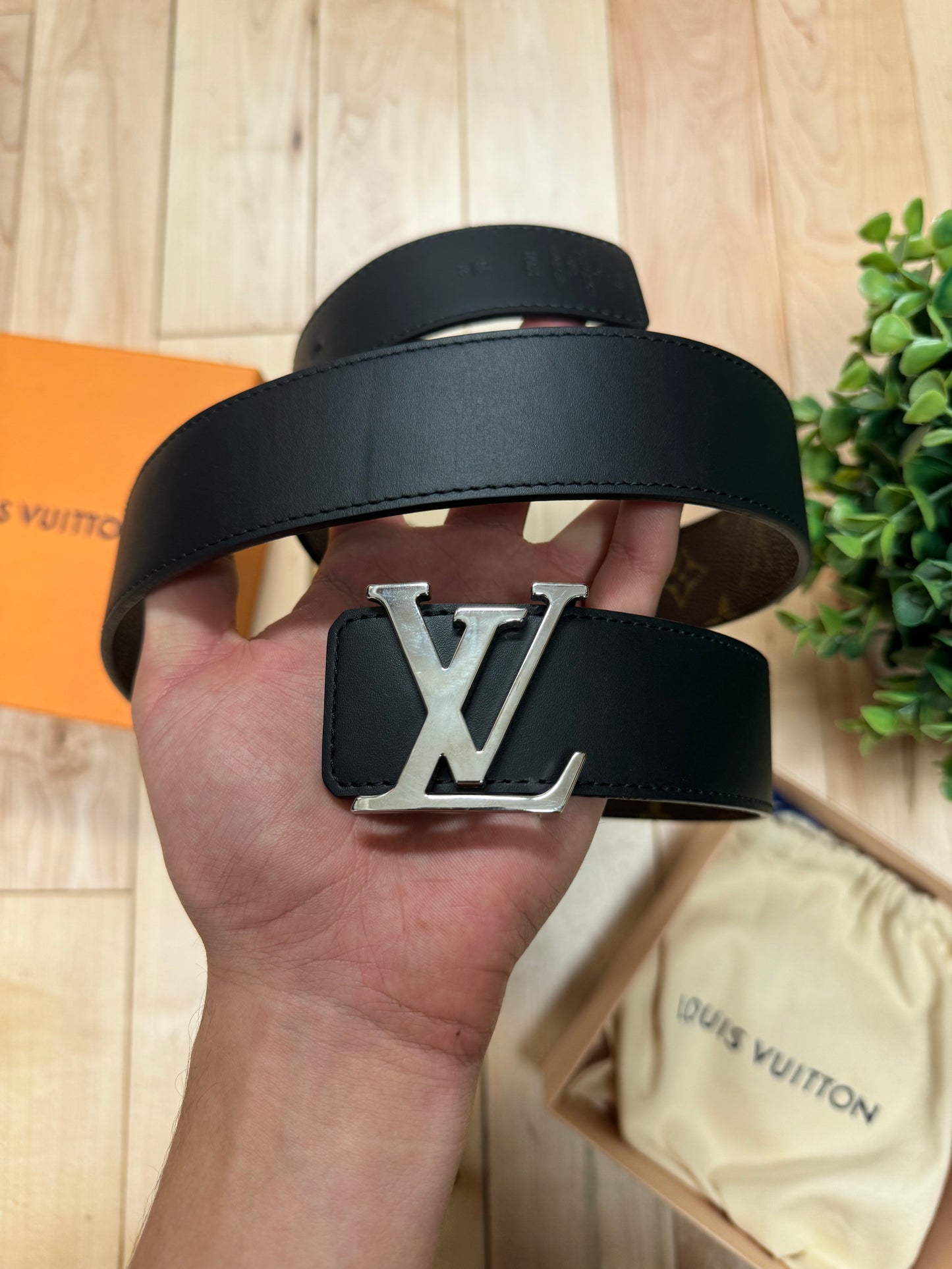 Louis Vuitton Reversible Monogram Belt