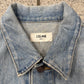 Celine Light Wash Blue Denim Trucker Jacket