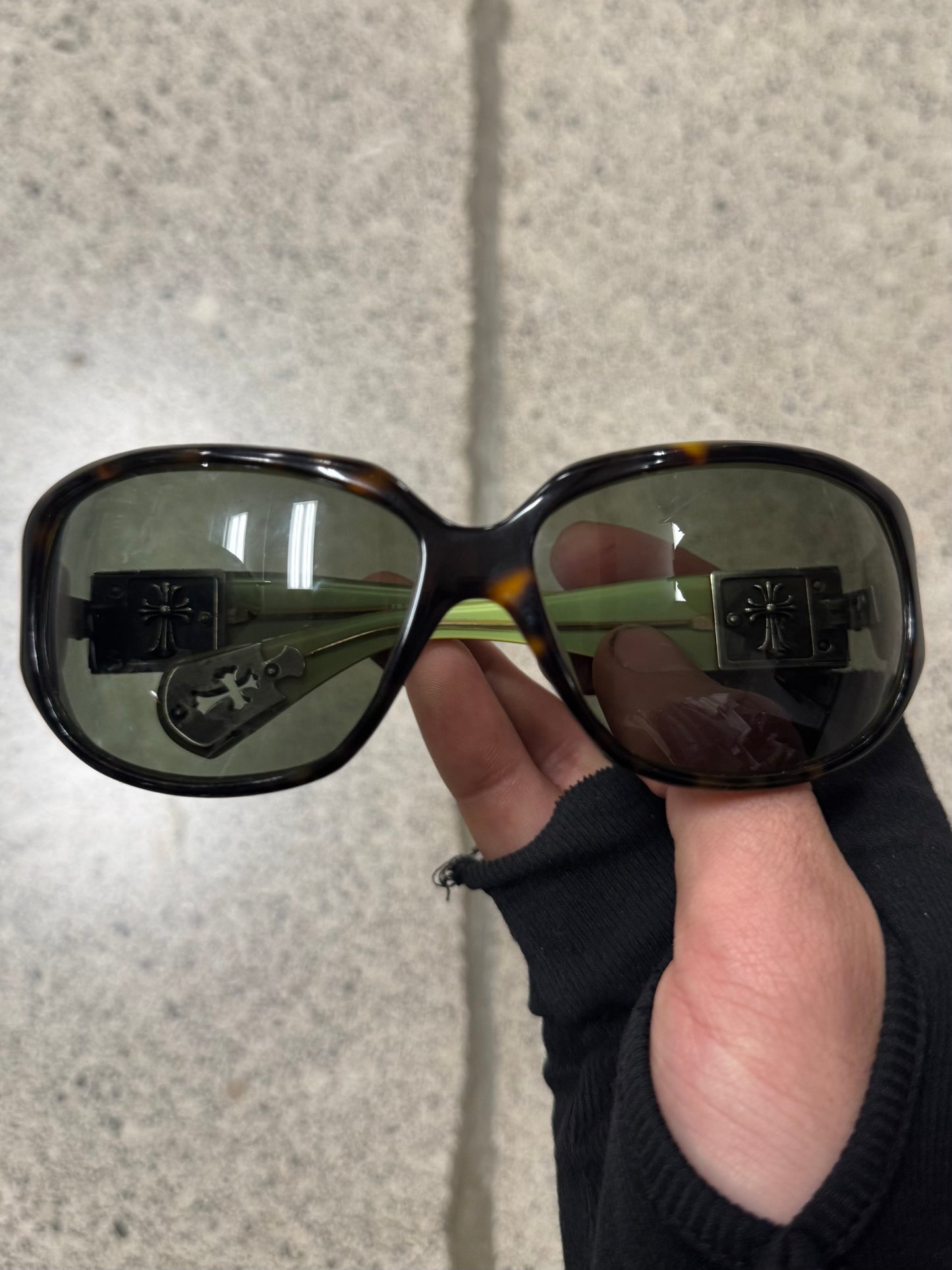 Chrome Hearts ‘Screamer’ Triple Cross Sunglasses