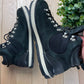 Visvim ‘Serra’ Black Suede High Top Hiking Boots